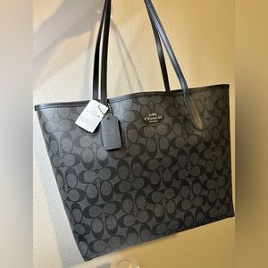 BRAND NEW Coach City Tote Bag In Signature Canvas